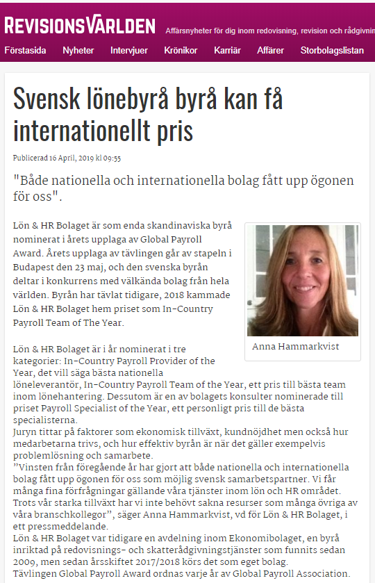 Revisionsvarlden